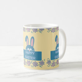 Taza De Café Divertido Feliz Pascua Bunny