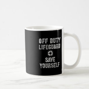 Taza De Café Divertido fuera de servicio sálvese a sí mismo sal