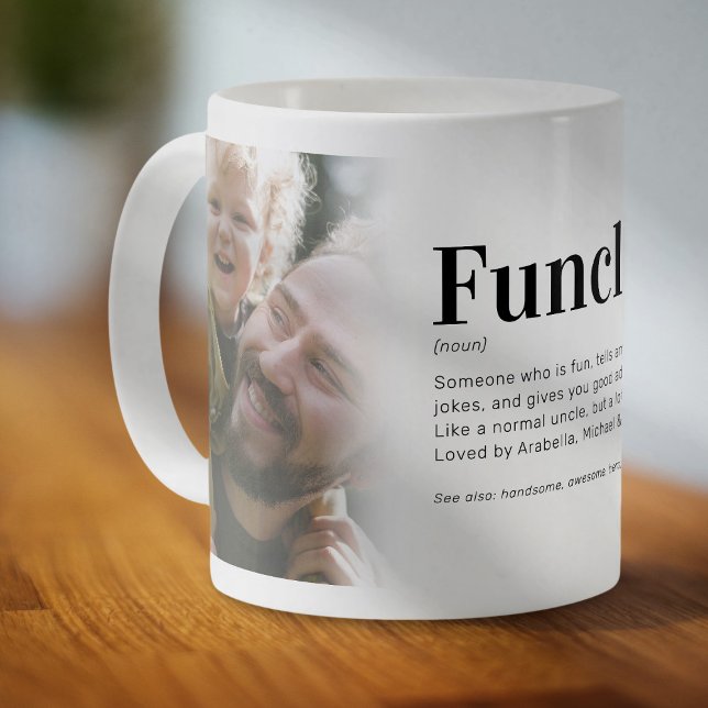 Taza De Café Divertido Funny Definición Tío Fotografía Café Mug (Subido por el creador)
