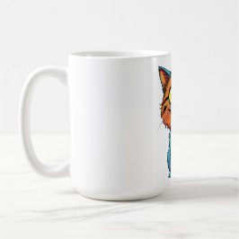 Taza De Café Divertido - Gato Sonriente -