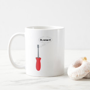 Taza De Café Divertido gráfico de juego de palabras con destorn