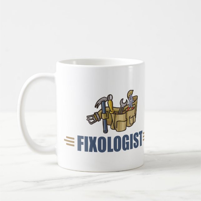 Taza De Café Divertido Handyman (Izquierda)