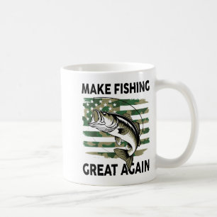 Taza De Café Divertido Haz Que La Pesca Sea Genial De Nuevo Cam