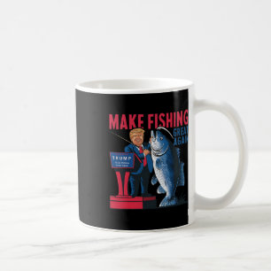 Taza De Café Divertido Haz que la pesca sea genial de nuevo Tru