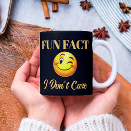 Taza De Café Divertido hecho de que no me importa