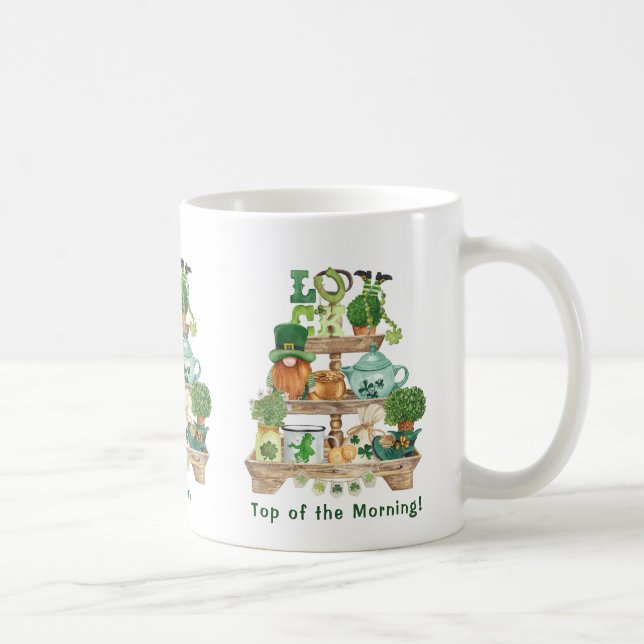 Taza De Café Divertido irlandés Knickknack Stand Personalizado  (Derecha)