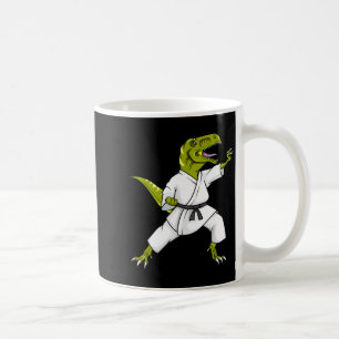 Taza De Café Divertido Karatesaurus T-rex Dinosaurio Karate Sam