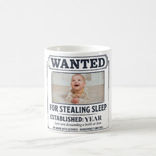 Taza De Café Divertido "Ladrón de Sueño Establecido" Recién Nac