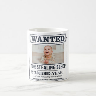 Taza De Café Divertido "Ladrón de Sueño Establecido" Recién Nac