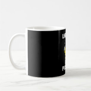 Taza De Café Divertido Live Laugh Play Pickleball