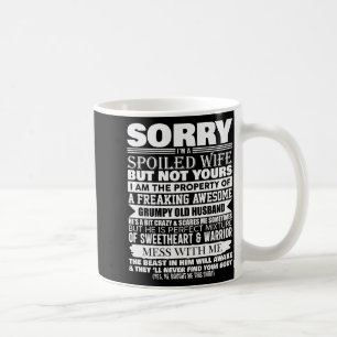 Taza De Café Divertido Lo siento soy una esposa aburrida de un 