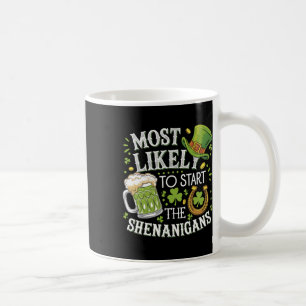 Taza De Café Divertido Más Propenso a Iniciar las Travesuras St