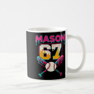Taza De Café Divertido Mason 67 Seis Siete Srt Meme Helado Gote