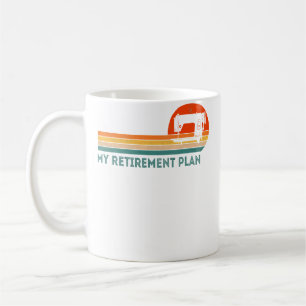 Taza De Café Divertido Me Retiré Mi Plan De Jubilación Costura 