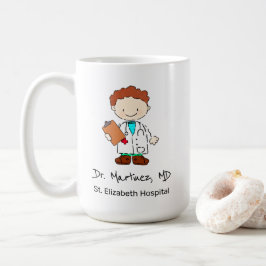 Taza De Café Divertido Médica de Enfermeras Ilustracion Persona