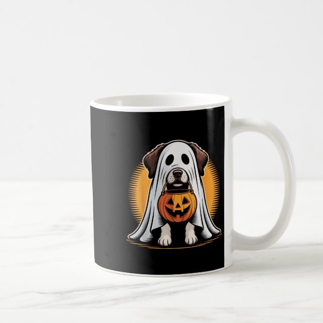 Taza De Café Divertido, mi perro es mi perro fantasma de Hallow (Derecha)