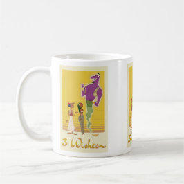 Taza De Café Divertido morado con el genio del Personalizado am