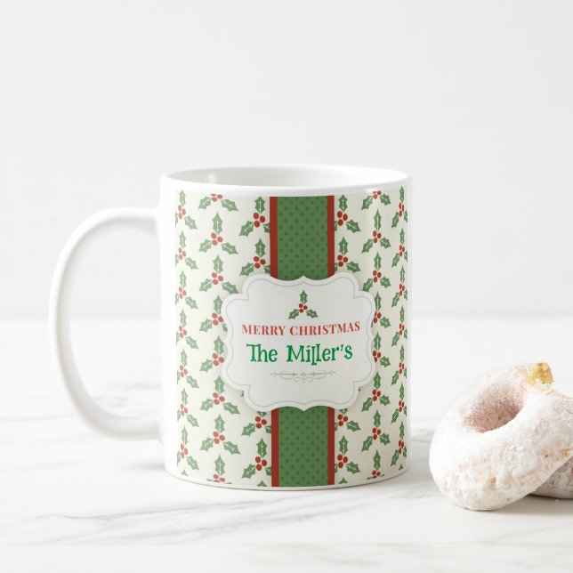 Taza De Café ¡DIVERTIDO! Mug de navidades - Personalizado -Añad (Con donut)