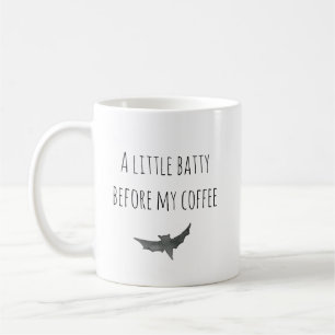 Taza De Café Divertido murciélago de Halloween