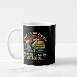 Taza De Café Divertido Nacido Para Ir De Pesca Por Byss Pescado