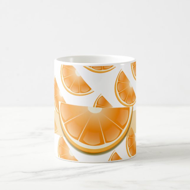Taza De Café ¡Divertido Naranja de arte mug! (Centro)