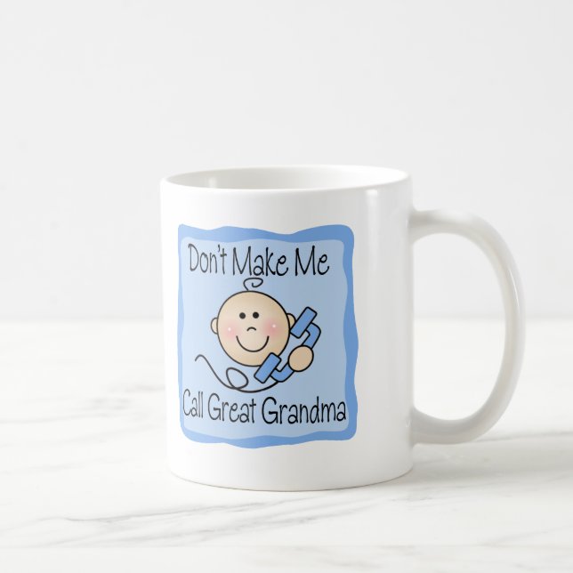 Taza De Café Divertido no haga que llama a la gran abuela (Derecha)