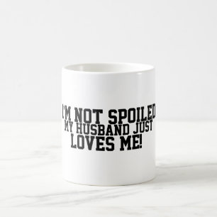 Taza De Café Divertido, no malcriado, esposo me ama
