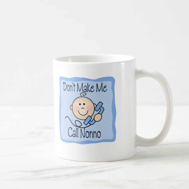 Taza De Café Divertido no me haga la llamada Nonno (Derecha)