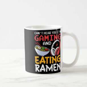 Taza De Café Divertido No puedo escucharte Estoy jugando y comi