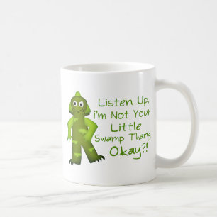 Taza De Café Divertido no su pequeño monstruo de Thang del