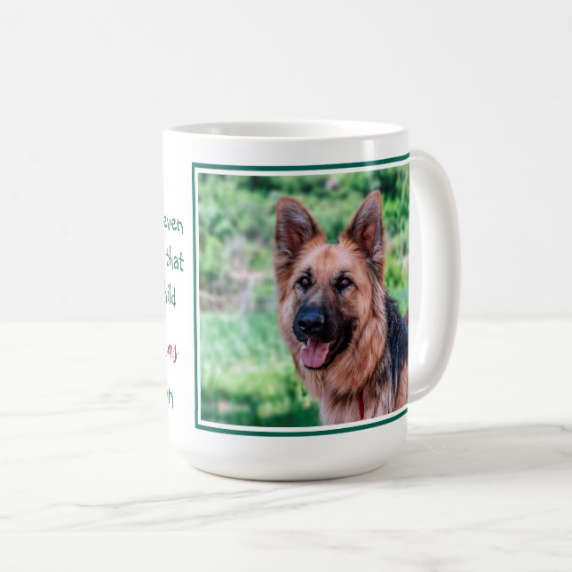 Taza De Café Divertido padre del perro navideño (Anverso derecho)