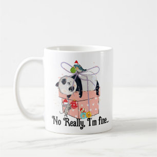 Taza De Café Divertido Panda, estoy bien, café Mug