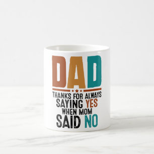 Taza De Café Divertido papá del Día del Padre