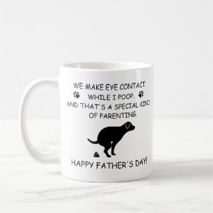 Taza De Café Divertido papá perro personalizado, día del padr