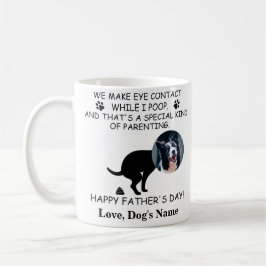 Taza De Café Divertido papá perro personalizado, día del padre 