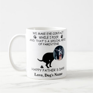 Taza De Café Divertido papá perro personalizado, día del padre