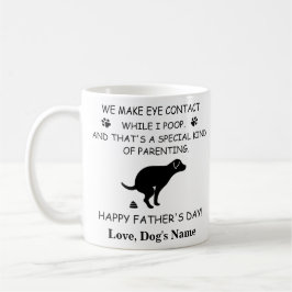 Taza De Café Divertido papá perro personalizado, día del padre 