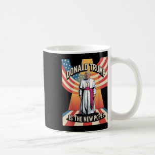 Taza De Café Divertido Papa y campeón; presidente Donald Trump,