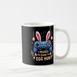 Taza De Café Divertido, pausé mi juego para cazar huevos, disfr