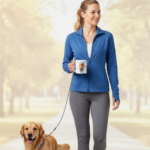 Taza De Café Divertido perro Caminando Buddy Gafas de Sol Perso