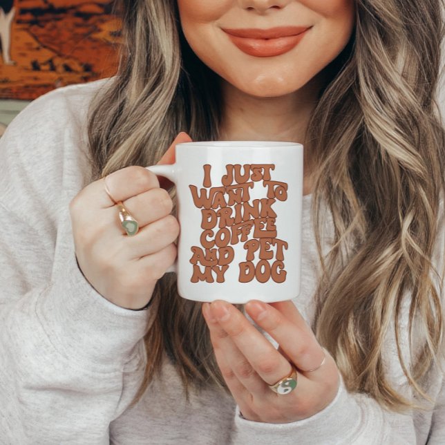 Taza De Café Divertido perro Lover Mug (Subido por el creador)
