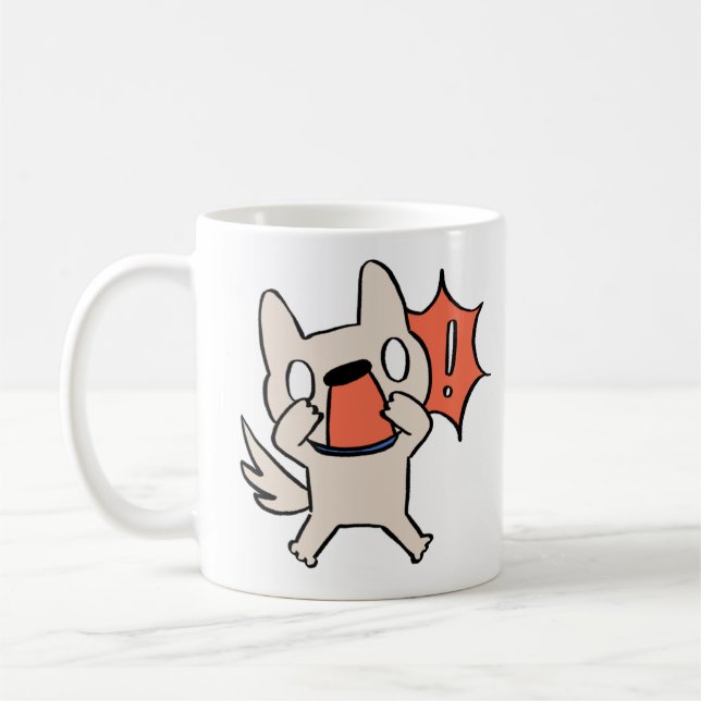 Taza De Café Divertido perro Lover Mug (Izquierda)