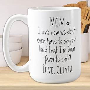 Taza De Café Divertido Perro Mamá