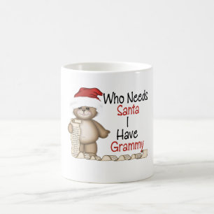 Taza De Café Divertido quién necesita a Santa Grammy