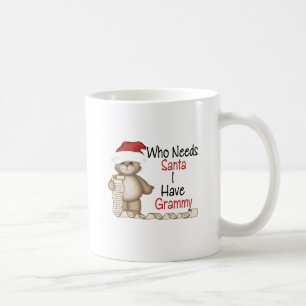 Taza De Café Divertido quién necesita a Santa Grammy