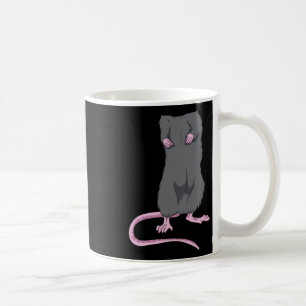 Taza De Café Divertido Ratón sin cabeza Halloween Rat Body Easy