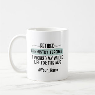Taza De Café Divertido Regalo de Jubilación para Profesor de Qu