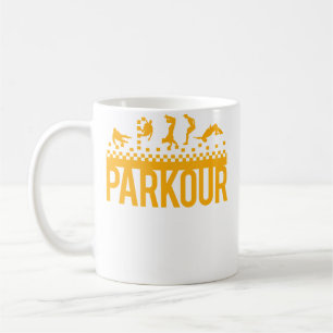 Taza De Café Divertido regalo de Navidad para niños de parkour