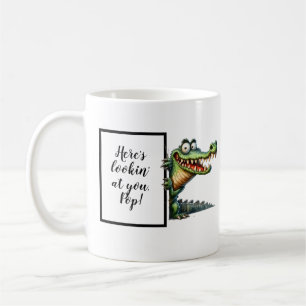 Taza De Café Divertido regalo de papá con caimanes divertidos y