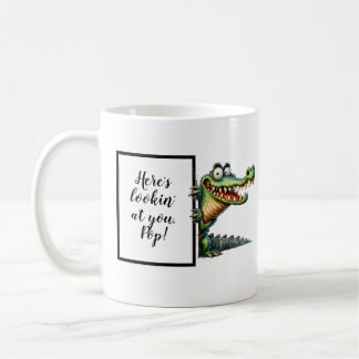 Taza De Café Divertido regalo de papá con caimanes divertidos y